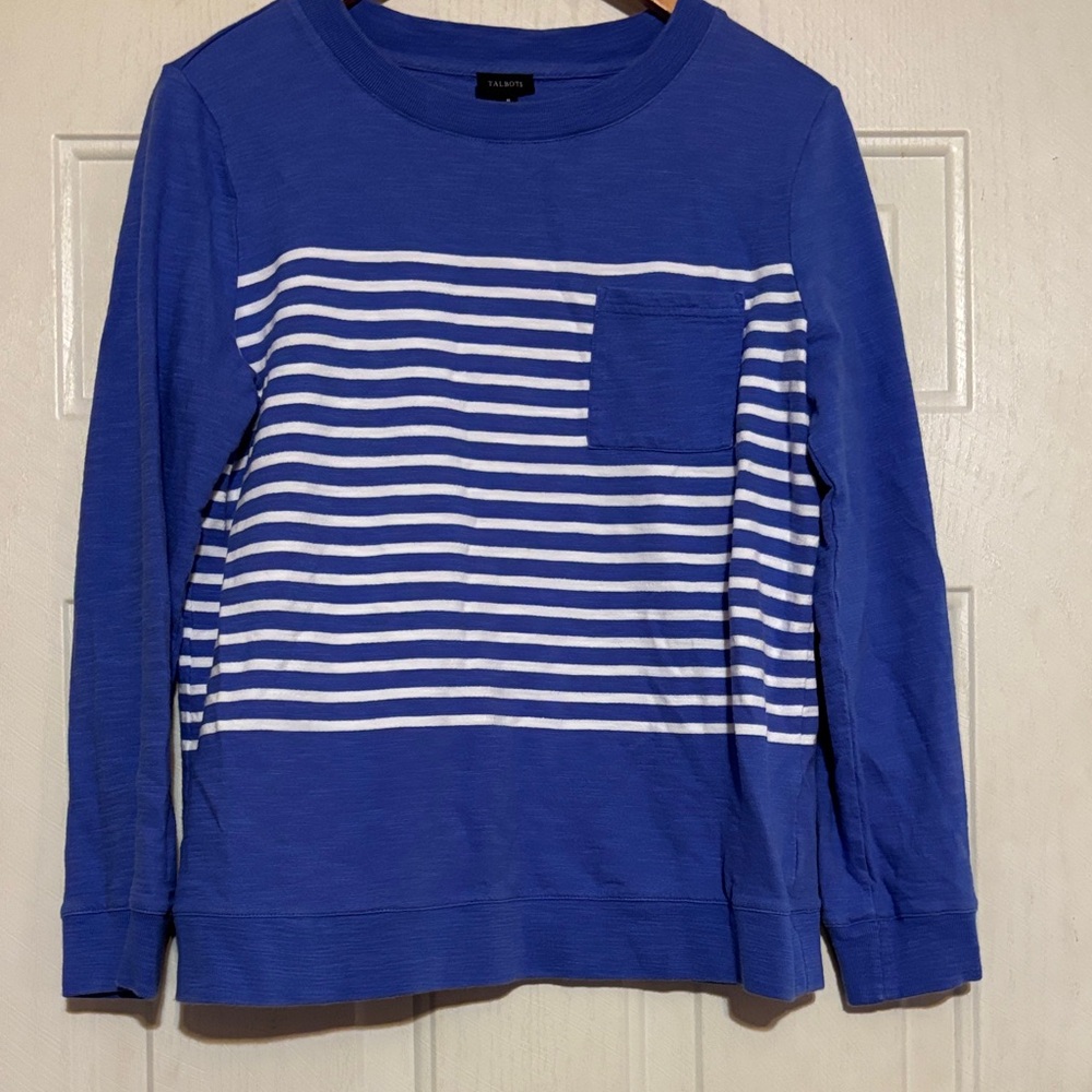 Talbots Classic Blue‎ Knit Top